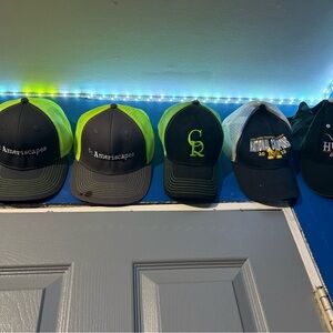 Set of Baseball Caps with Logo